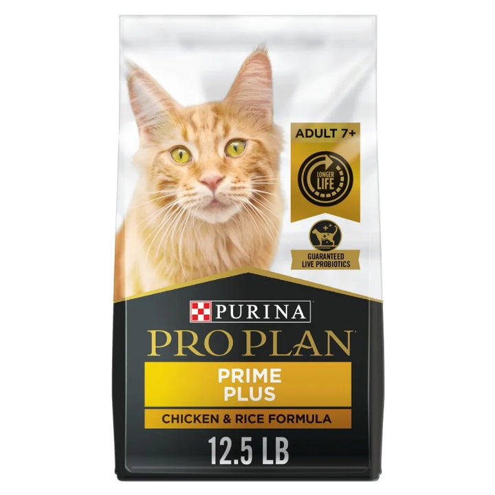 Prime Plus Dry Cat Food Chicken Rice 12.5 lb Bag