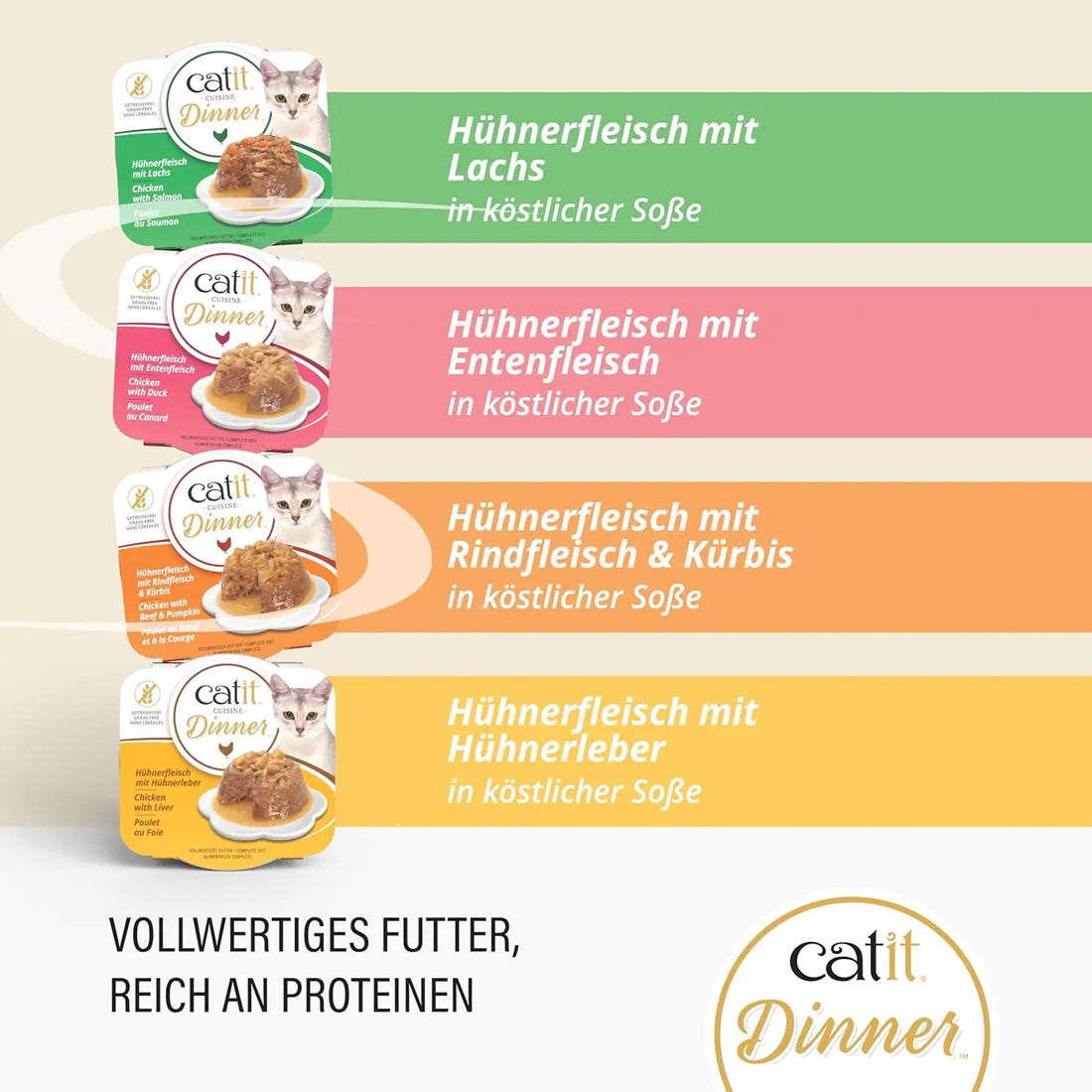 Hydrating Wet Cat Food with Chicken, Salmon & Carrot - Healthy Meal for All Ages