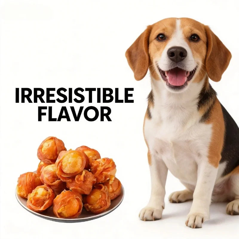 Chicken & Egg Yolk Rolls – Dog Dental Chews & Teeth Cleaning Treats