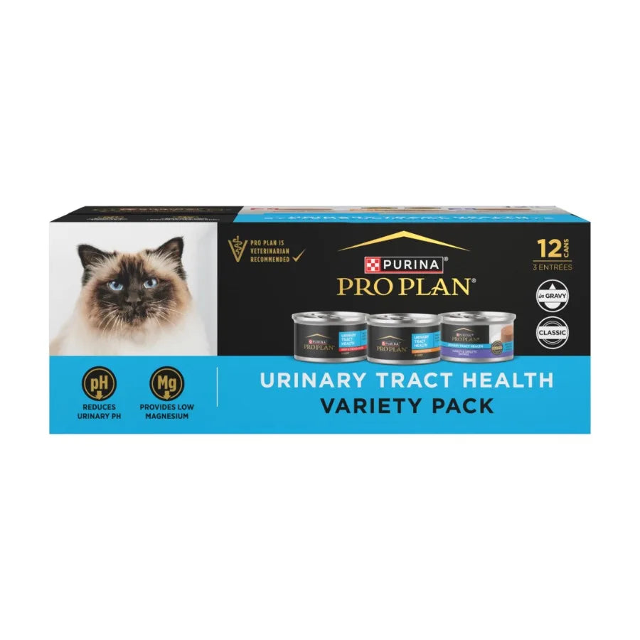 Urinary Tract Health Variety Pack Wet Cat Food 3 oz Cans 12 Pack